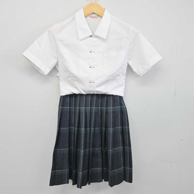 【中古】東京都 飛鳥高等学校 女子制服 2点 (シャツ・スカート) sf046622