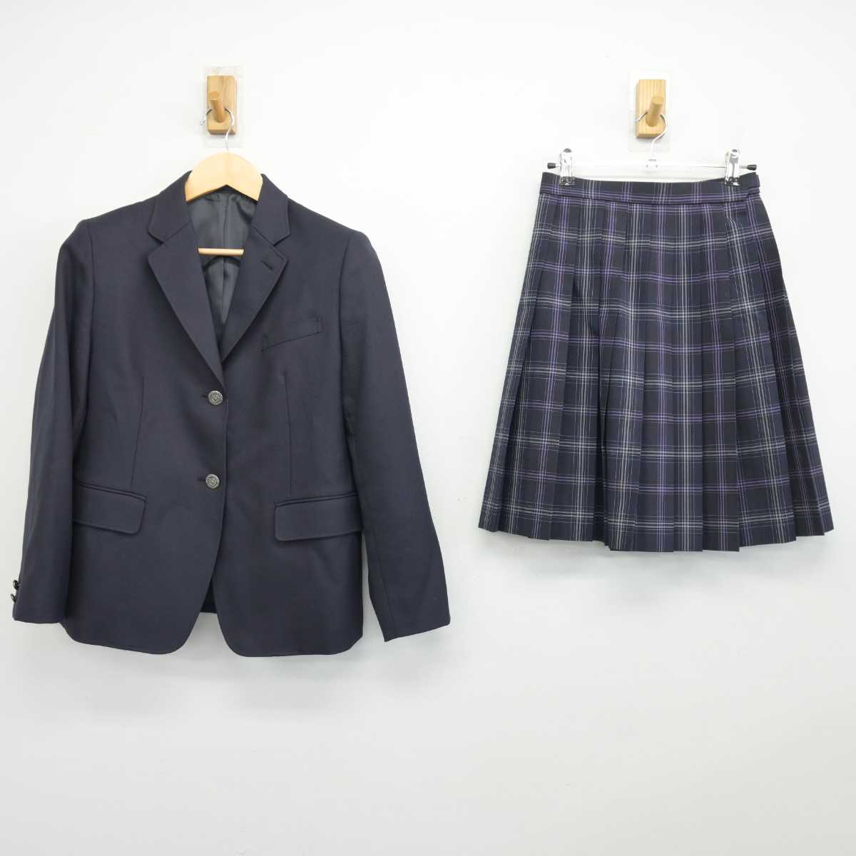 【中古】 飛鳥未来きずな高等学校 女子制服 2点 (ブレザー・スカート) sf046633