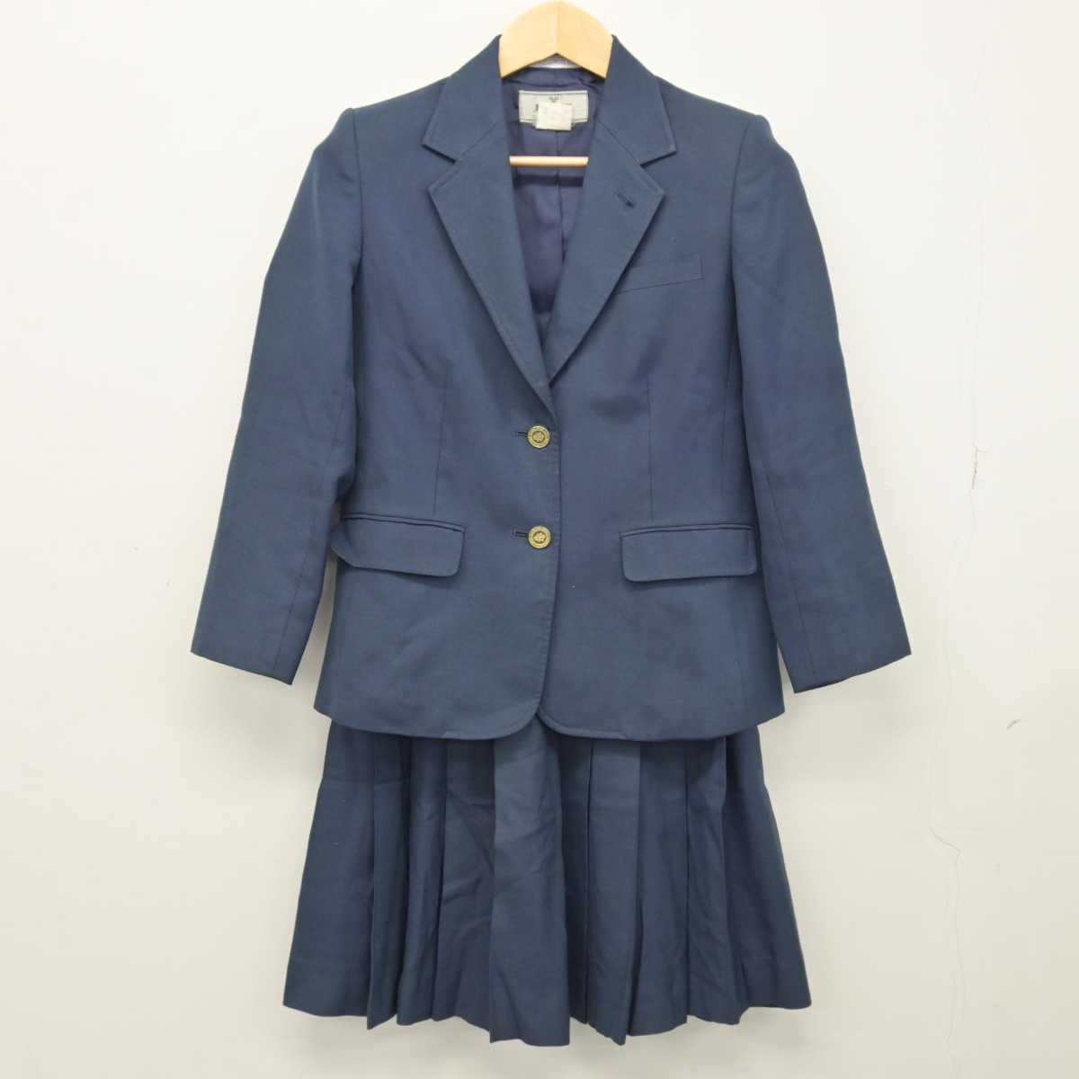 【中古】愛知県 中川青和高等学校 女子制服 3点 (ブレザー・ベスト・スカート) sf046642