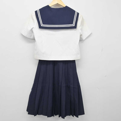 【中古】愛知県 名古屋市立供米田中学校 女子制服 2点 (セーラー服・スカート) sf046645