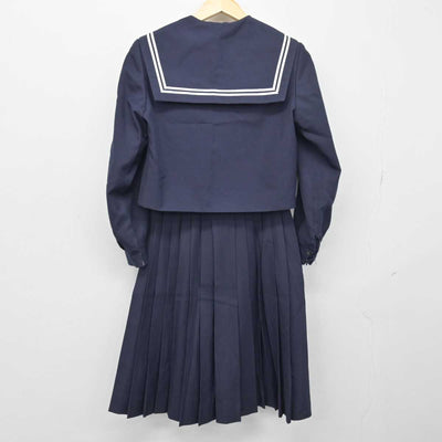 【中古】愛知県 名古屋市立供米田中学校 女子制服 3点 (セーラー服・スカート) sf046647