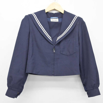 【中古】愛知県 名古屋市立供米田中学校 女子制服 3点 (セーラー服・スカート) sf046647