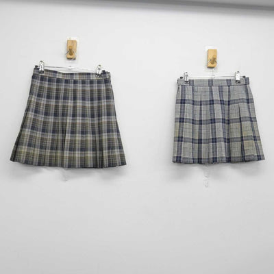 【中古】宮城県 仙台女子商業高等学校 女子制服 4点 (ブレザー・スカート・スカート) sf046648