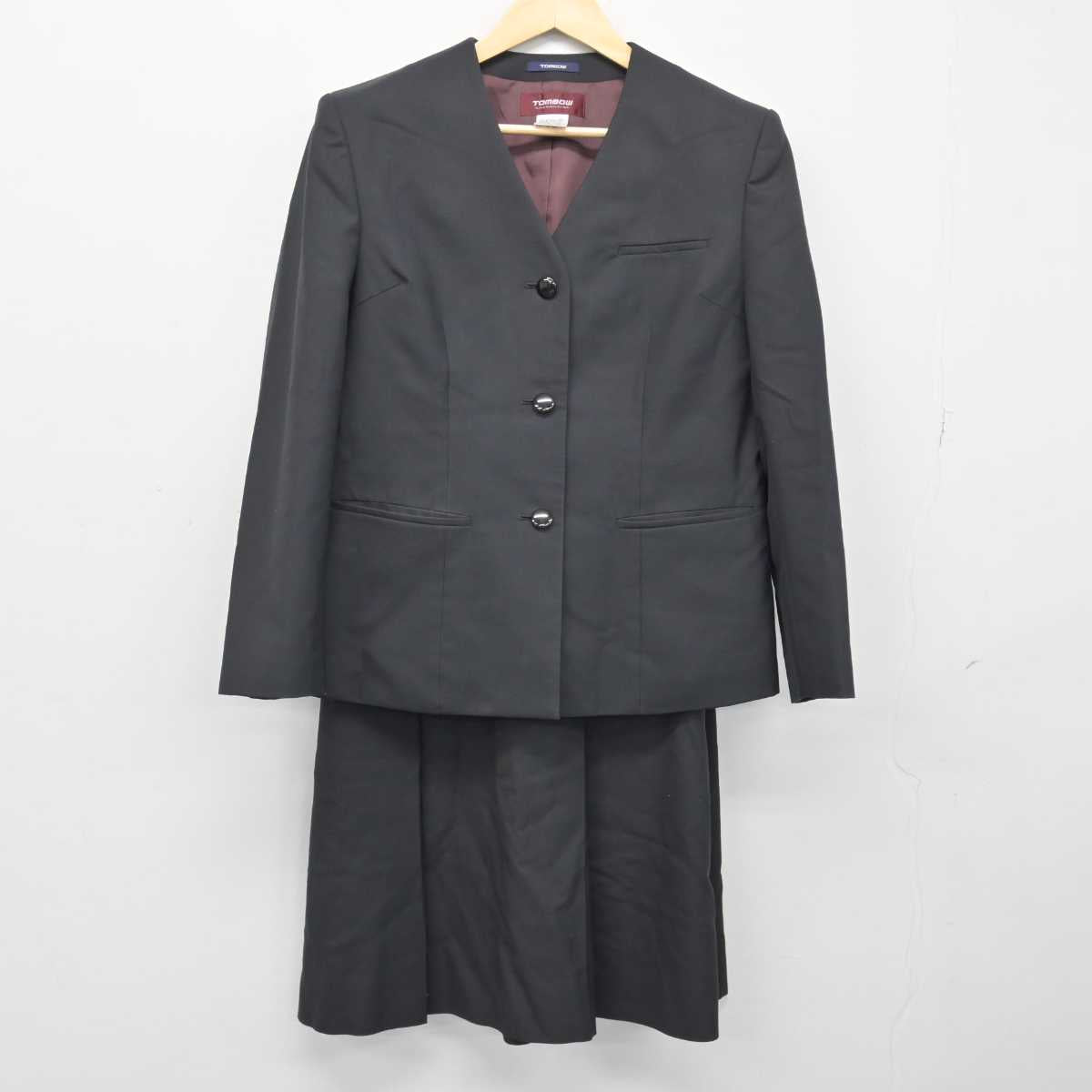 【中古】新潟県 長岡商業高等学校 女子制服 2点 (ブレザー・スカート) sf046649