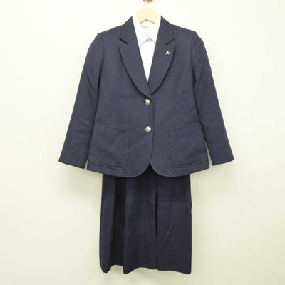 【中古】千葉県 船橋市立高根中学校 女子制服 3点 (ブレザー・シャツ・スカート) sf046655