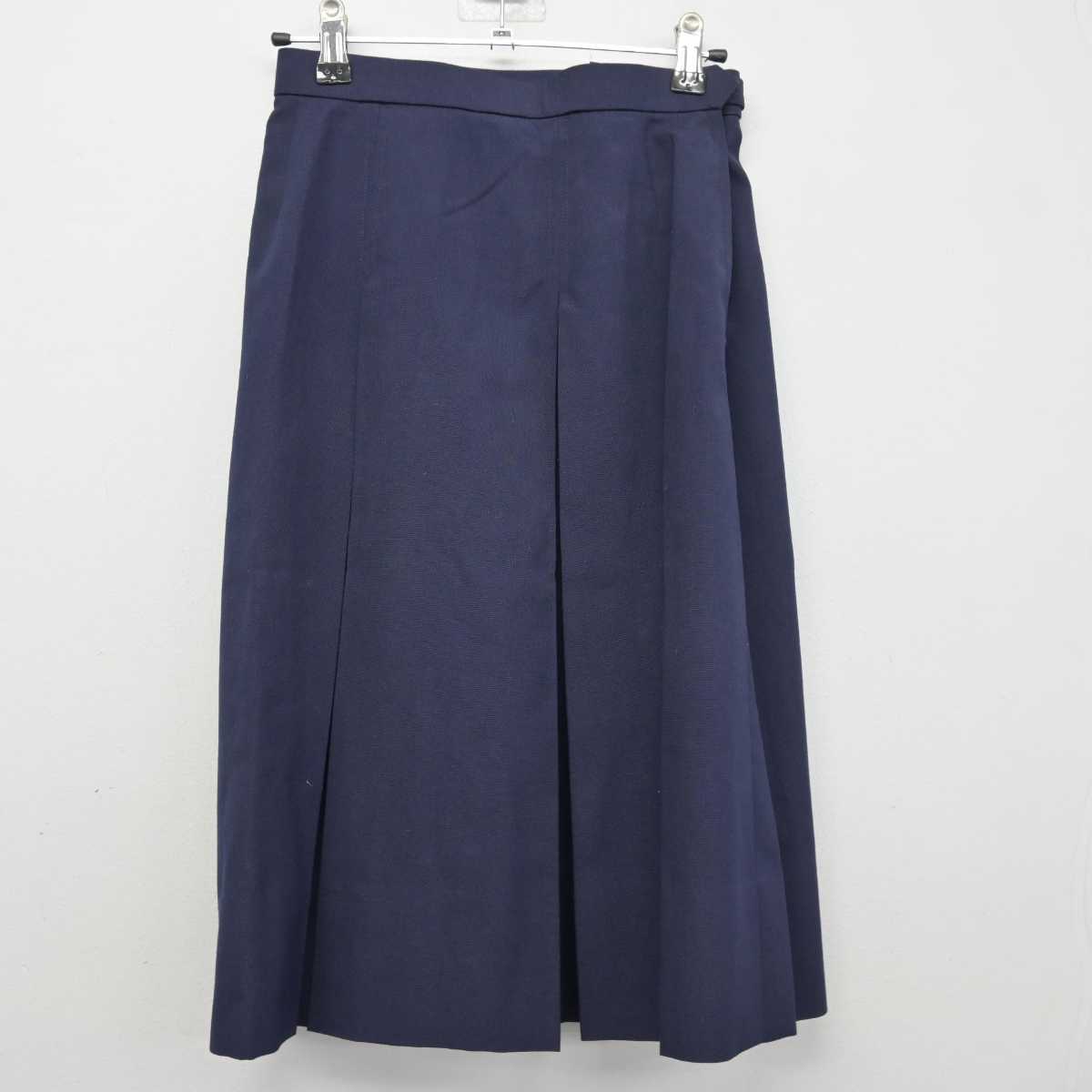 【中古】千葉県 船橋市立高根中学校 女子制服 2点 (シャツ・スカート) sf046656