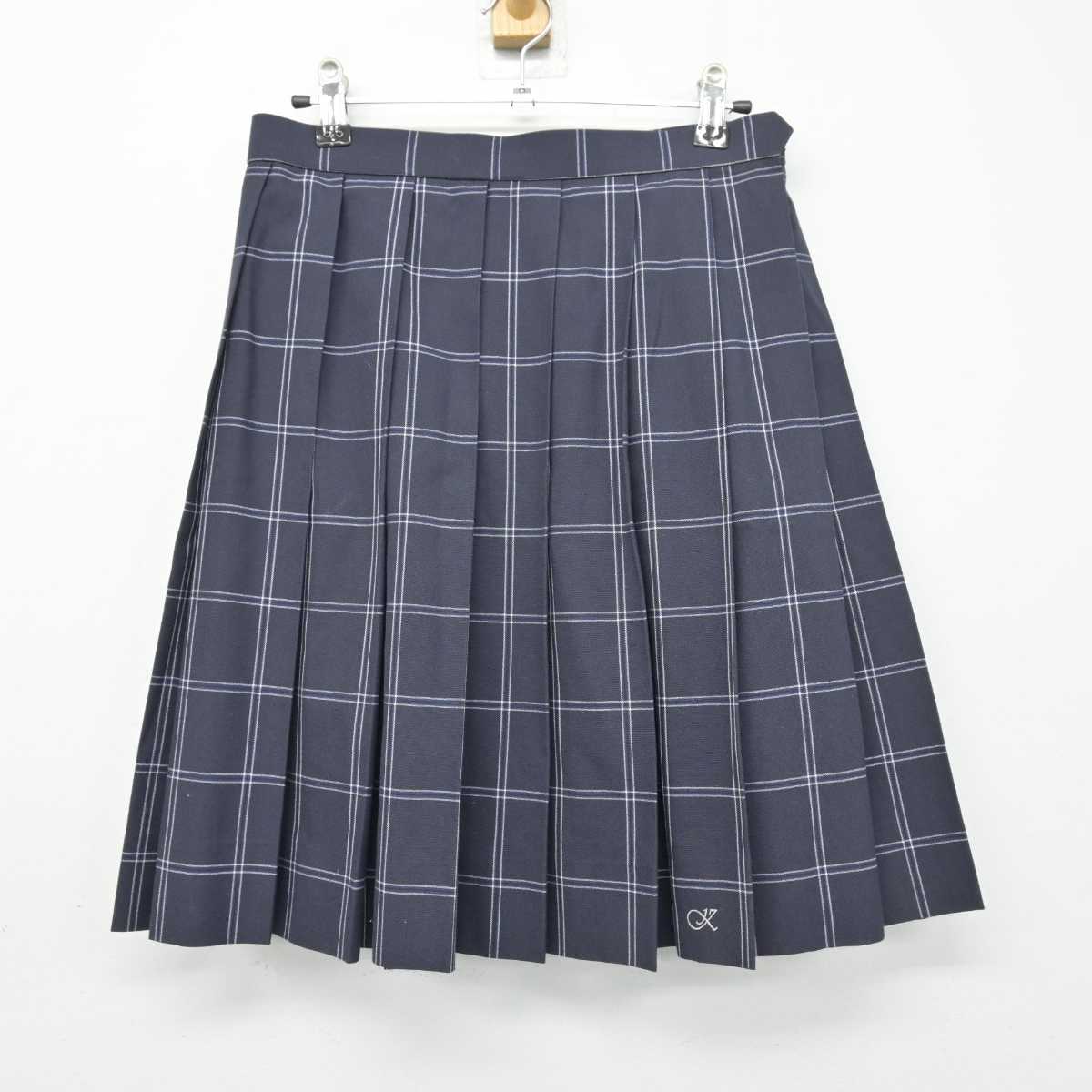 【中古】東京都 葛飾野高等学校 女子制服 3点 (ニットベスト・シャツ・スカート) sf046666