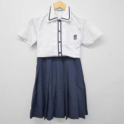 【中古】和歌山県 智辯学園和歌山高等学校 女子制服 3点 (シャツ・スカート) sf046679