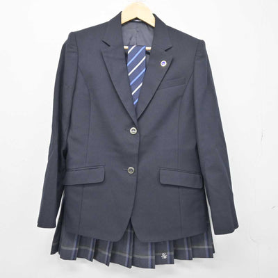 【中古】神奈川県 横須賀南高等学校 女子制服 4点 (ブレザー・スカート) sf046682