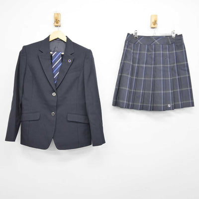 【中古】神奈川県 横須賀南高等学校 女子制服 4点 (ブレザー・スカート) sf046682