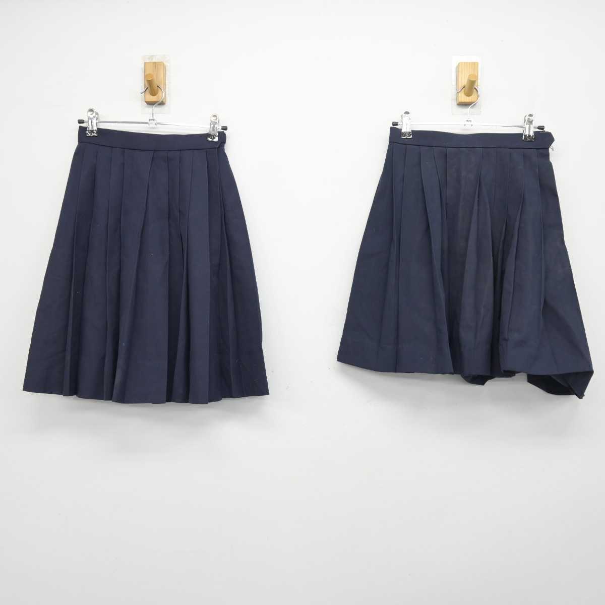 【中古】大阪府 西陵中学校 女子制服 4点 (セーラー服・スカート) sf046684