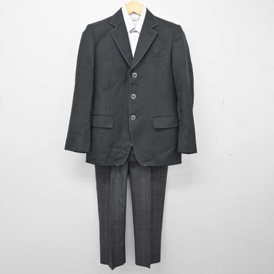 【中古】大阪府 西陵中学校 男子制服 3点 (ブレザー・シャツ・ズボン) sf046685