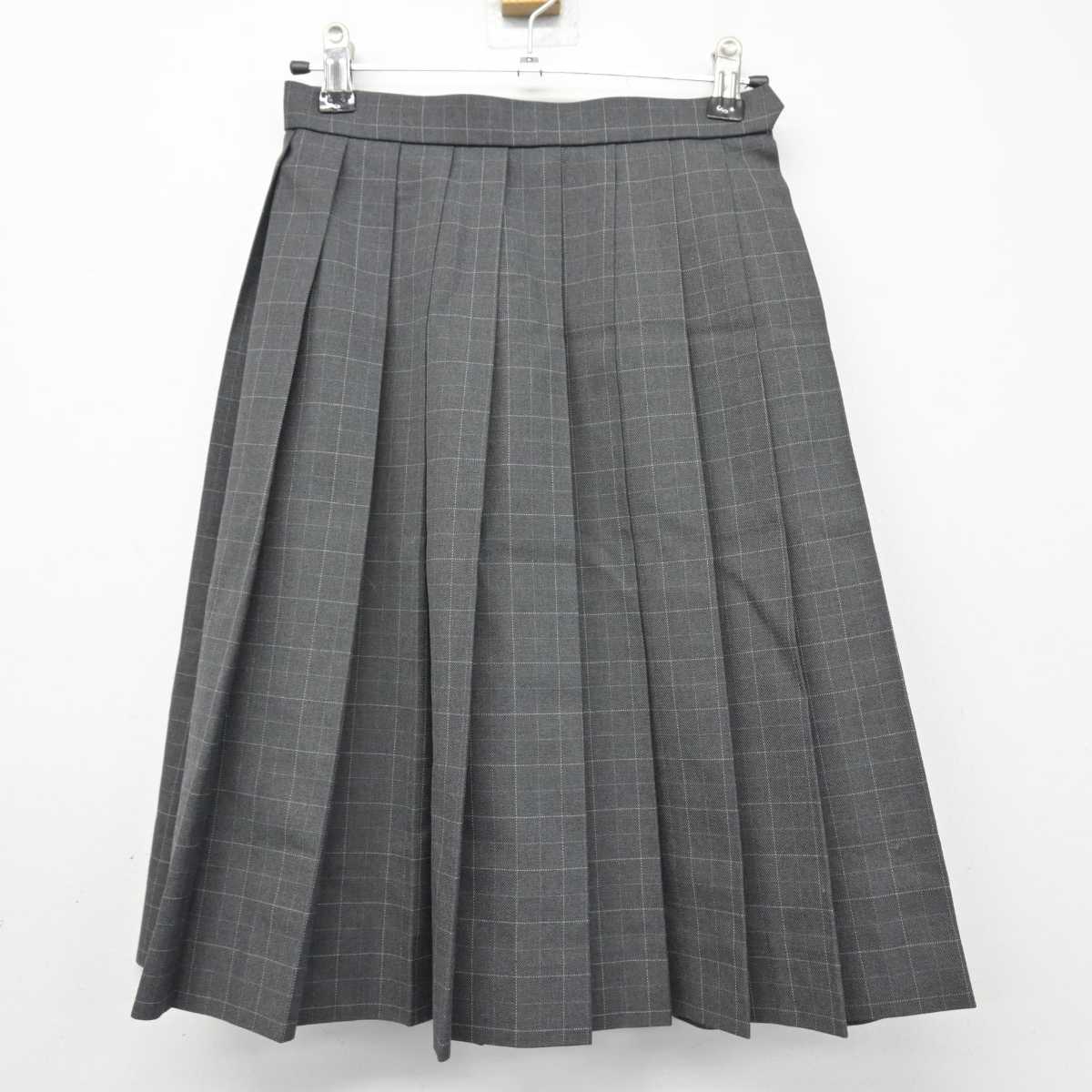 【中古】北海道 倶知安中学校 女子制服 3点 (ブレザー・スカート) sf046689