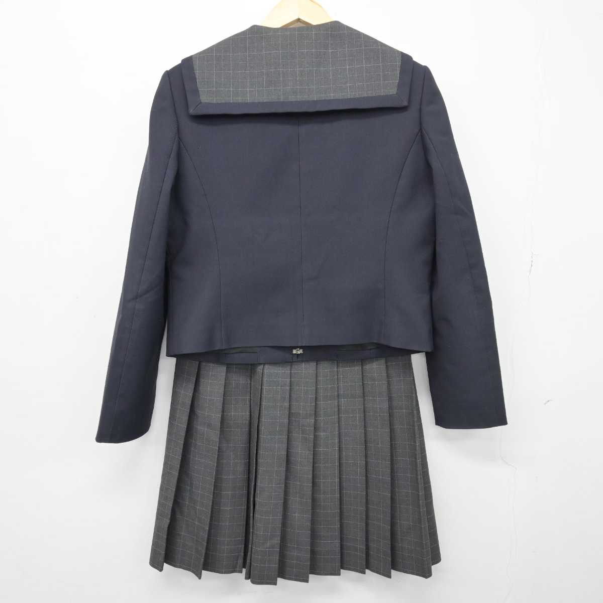 【中古】北海道 倶知安中学校 女子制服 3点 (ブレザー・スカート) sf046692