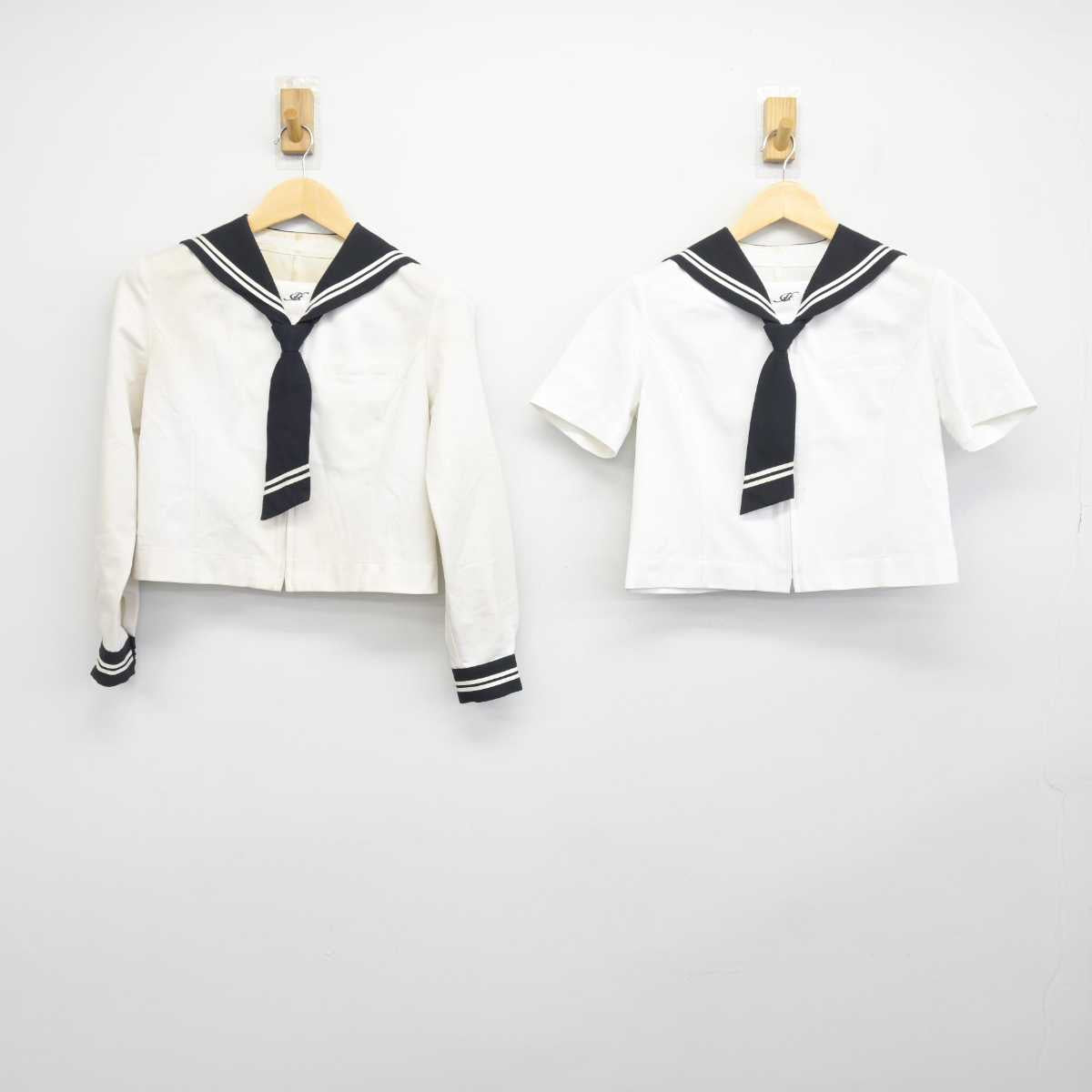 【中古】埼玉県 星野学園中学校 女子制服 4点 (セーラー服) sf046705