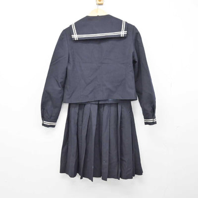 【中古】埼玉県 星野学園中学校 女子制服 3点 (セーラー服・ニット・スカート) sf046706