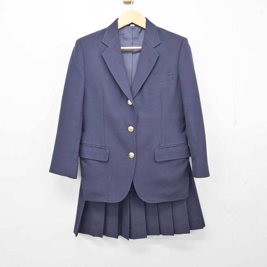 【中古】千葉県 市川東高等学校 女子制服 2点 (ブレザー・スカート) sf046710