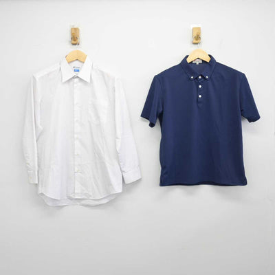 【中古】埼玉県 昌平中学校 男子制服 2点 (シャツ・シャツ) sf046718