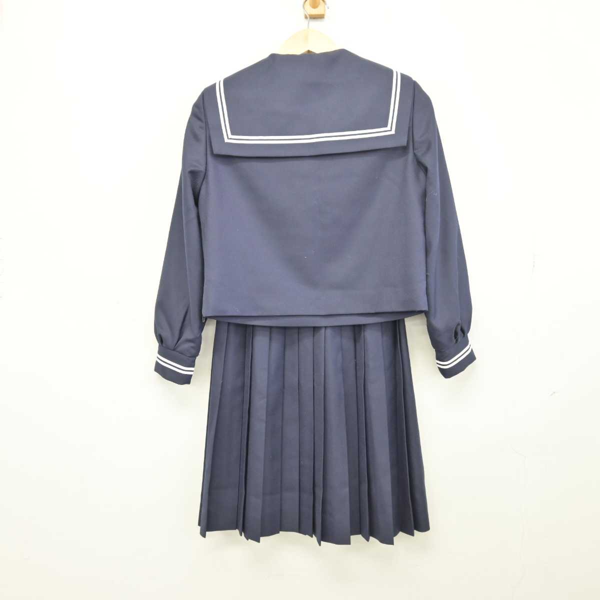 【中古】兵庫県 琴陵中学校 女子制服 2点 (セーラー服・スカート) sf046723