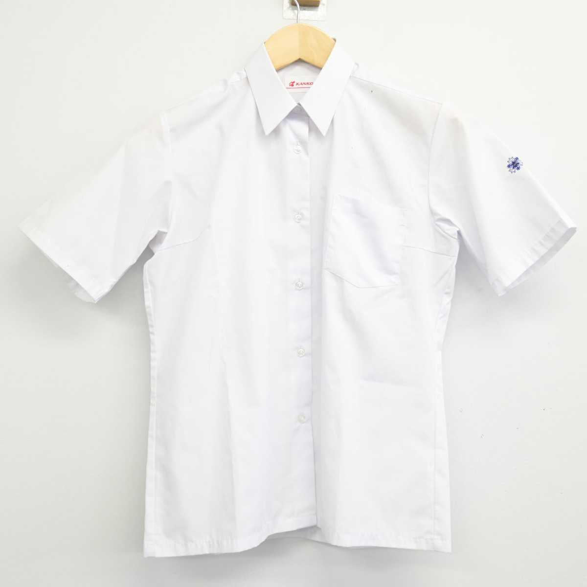 【中古】山梨県 甲府城西高等学校 女子制服 2点 (シャツ・スカート) sf046741