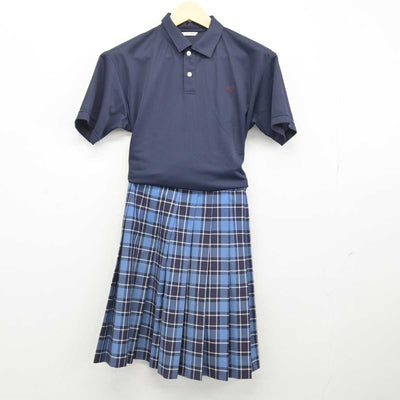 【中古】山梨県 甲府城西高等学校 女子制服 3点 (シャツ・シャツ・スカート) sf046742