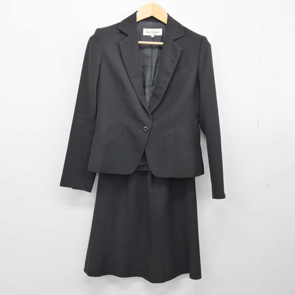 【中古】 事務服 女子制服 3点 (ジャケット・スカート・ズボン) sf046744