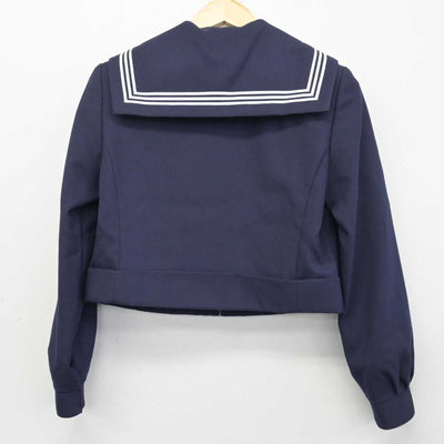 【中古】福岡県 岡垣東中学校 女子制服 3点 (セーラー服・ジャンパースカート) sf046773