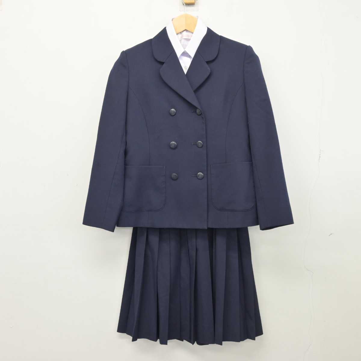 【中古】広島県 昭和中学校 女子制服 3点 (ブレザー・シャツ・スカート) sf046778