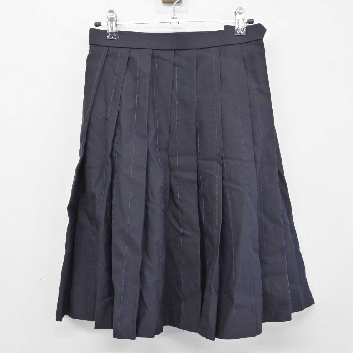 【中古】神奈川県 横浜清風高等学校 女子制服 3点 (シャツ・スカート) sf046785