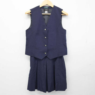 【中古】神奈川県 今宿中学校 女子制服 4点 (ブレザー・ベスト・スカート) sf046788