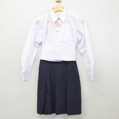 【中古】神奈川県 今宿中学校 女子制服 2点 (シャツ・スカート) sf046789