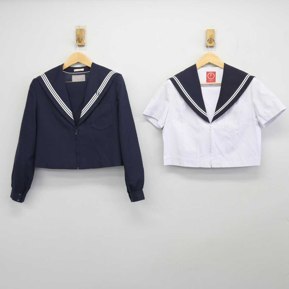 【中古】愛知県 一宮市立南部中学校 女子制服 3点 (セーラー服・セーラー服) sf046802