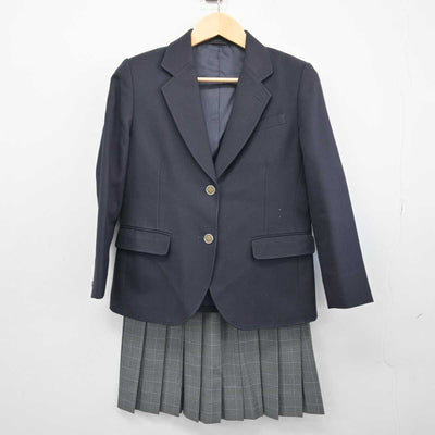 【中古】東京都 港特別支援学校 女子制服 2点 (ブレザー・スカート) sf046813