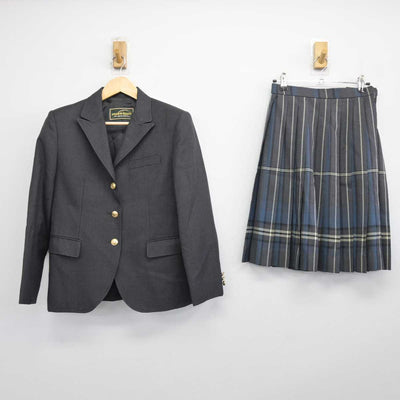 【中古】東京都 三田高等学校 女子制服 2点 (ブレザー・スカート) sf046814