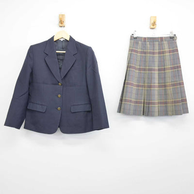 【中古】佐賀県 唐津南高等学校 女子制服 2点 (ブレザー・スカート) sf046815