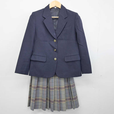 【中古】佐賀県 唐津南高等学校 女子制服 2点 (ブレザー・スカート) sf046816