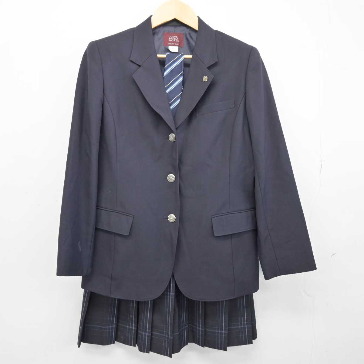 【中古】東京都 久留米西高等学校 女子制服 5点 (ブレザー・スカート) sf046824