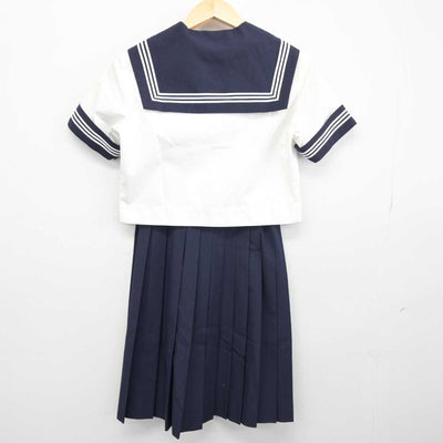 【中古】千葉県 さつきが丘中学校 女子制服 3点 (セーラー服・スカート) sf046827