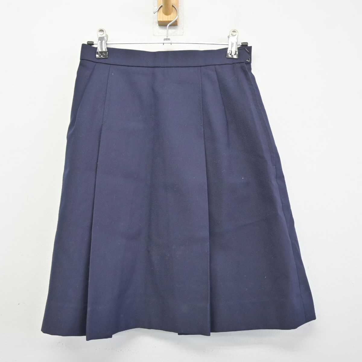 【中古】神奈川県 柏陽高等学校 女子制服 2点 (ベスト・スカート) sf046833