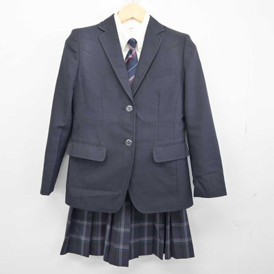 【中古】茨城県 東洋大学附属牛久高等学校 女子制服 4点 (ブレザー・シャツ・スカート) sf046835