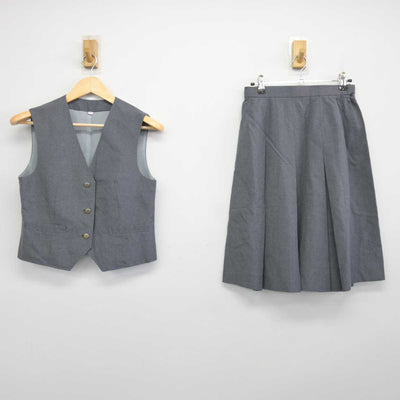 【中古】埼玉県 さいたま市立第二東中学校 女子制服 2点 (ベスト・スカート) sf046842