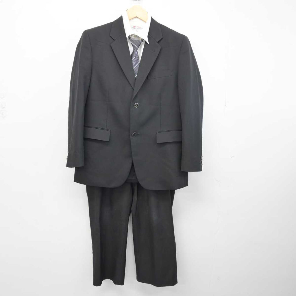 【中古】大阪府 枚方高等学校 男子制服 4点 (ブレザー・シャツ・ズボン) sf046851