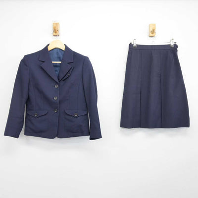 【中古】京都府 京都教育大学附属高等学校 女子制服 2点 (ブレザー・スカート) sf046852