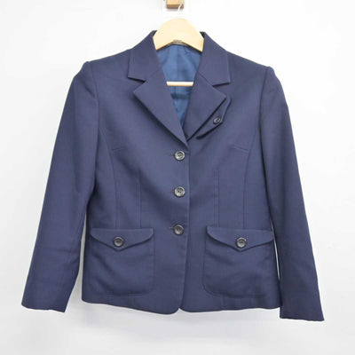 【中古】京都府 京都教育大学附属高等学校 女子制服 2点 (ブレザー・スカート) sf046852