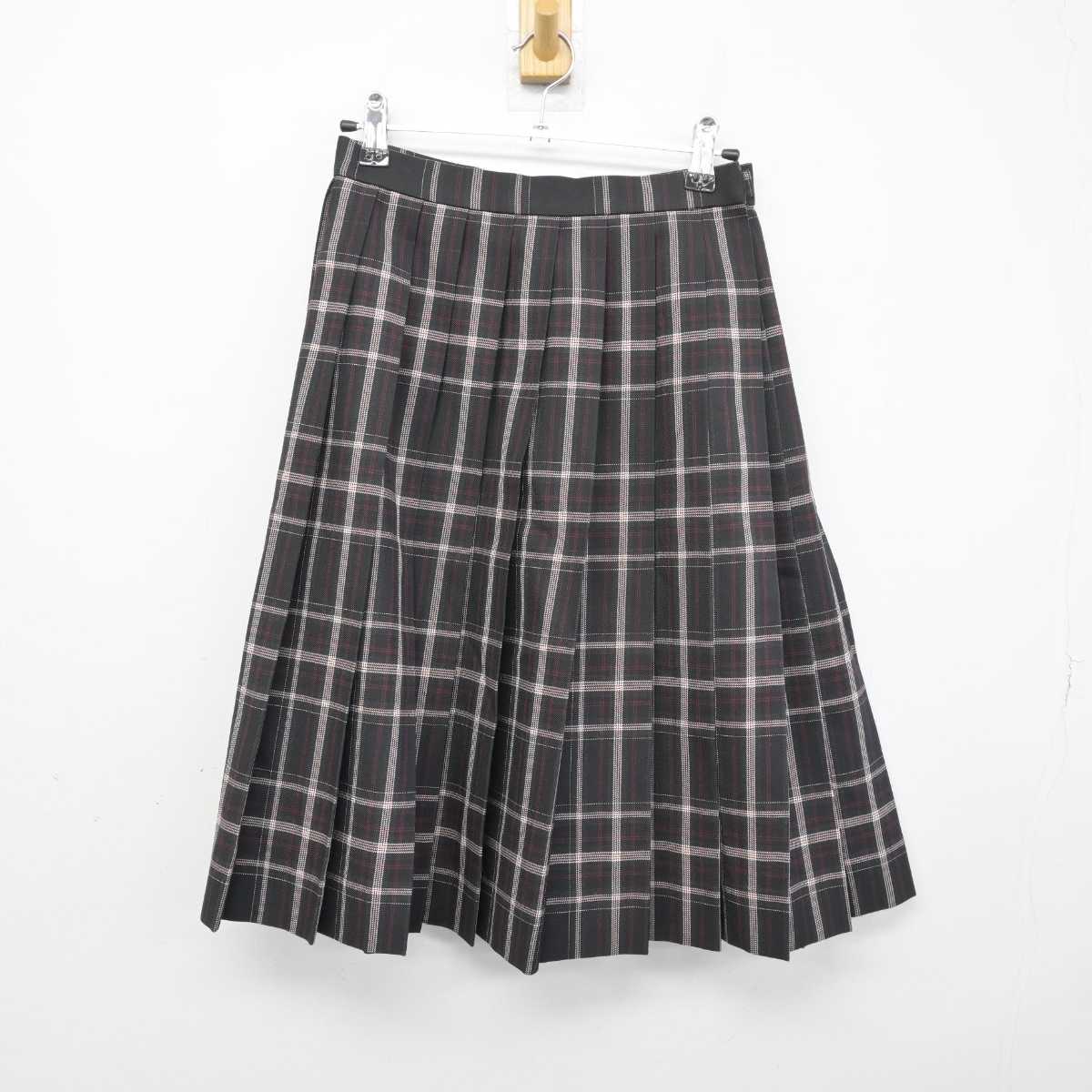 【中古】愛知県 岡崎城西高等学校 女子制服 4点 (ブレザー・シャツ・スカート) sf046869