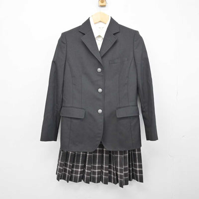 【中古】愛知県 岡崎城西高等学校 女子制服 5点 (ブレザー・シャツ・スカート) sf046870