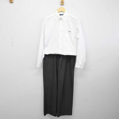 【中古】福岡県 福岡大学附属大濠高等学校 男子制服 2点 (シャツ・ズボン) sf046879