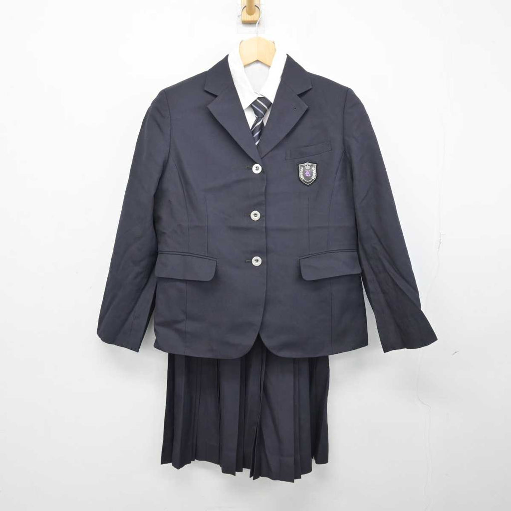 【中古】大阪府 金光藤蔭高等学校 女子制服 4点 (ブレザー・シャツ 