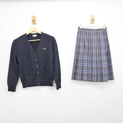 【中古】大阪府 金光藤蔭高等学校 女子制服 2点 (ニット・スカート) sf046902