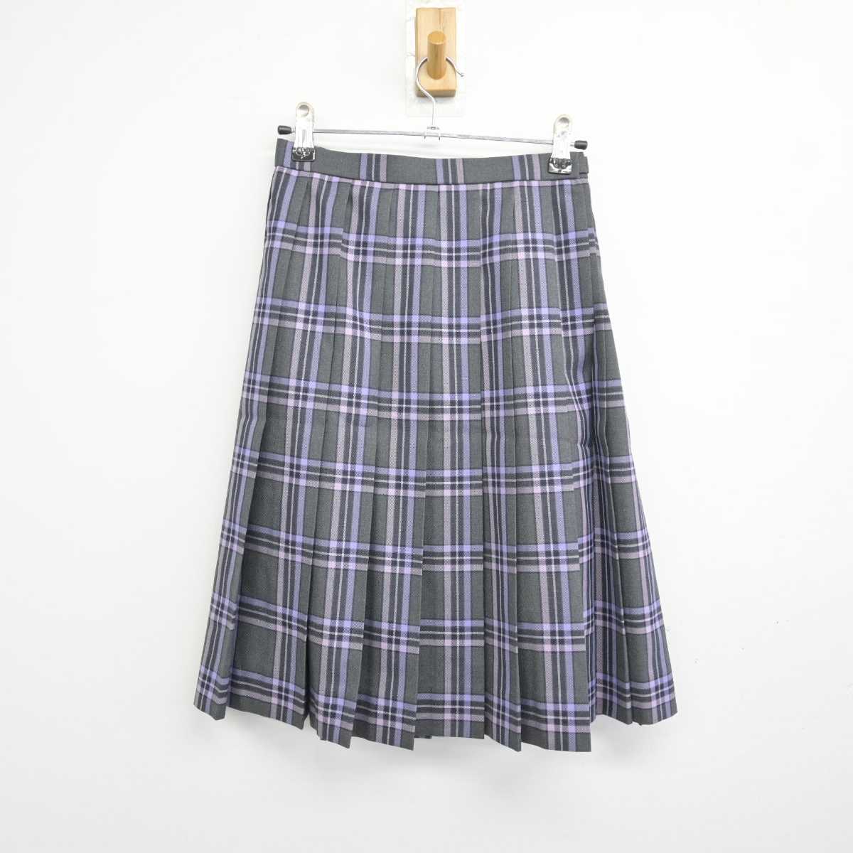 【中古】大阪府 金光藤蔭高等学校 女子制服 2点 (ニット・スカート) sf046902